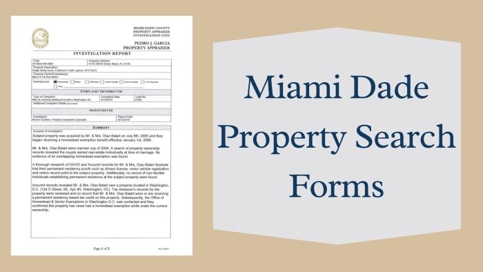 Miami-Dade-Property-Search-Forms